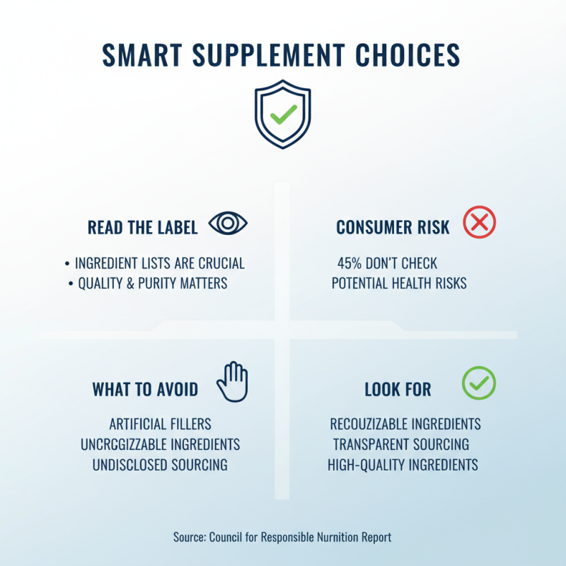 10 Essential Tips for Choosing Powders Dietary Supplements Wisely