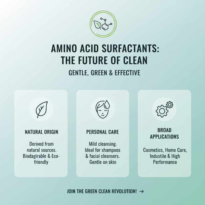 2026 Top Amino Acid Surfactant Trends and Their Applications?
