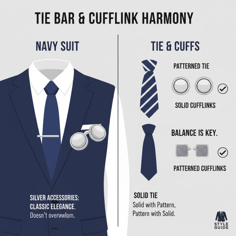 How to Choose the Perfect Tie Bar and Cufflink Set?
