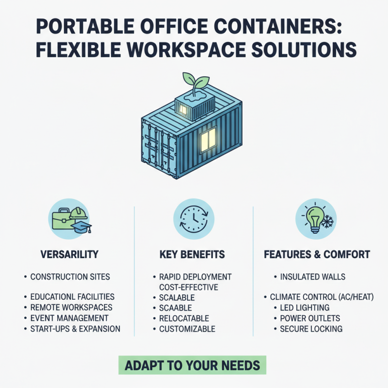 2026 How to Choose the Best Portable Office Container for Your Needs?