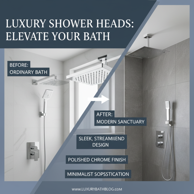 2026 Best Luxury Shower Head Options to Enhance Your Bathroom?