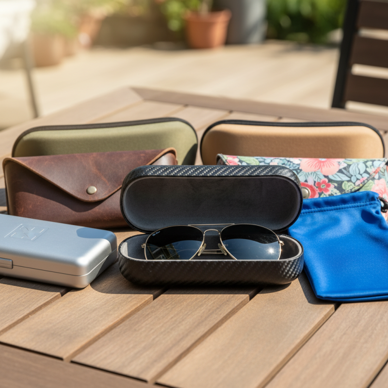 What is the best type of sunglasses case for protection?