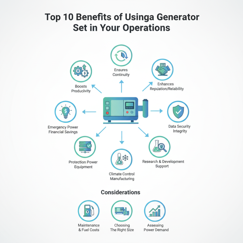 Top 10 Benefits of Using a Generator Set in Your Operations?