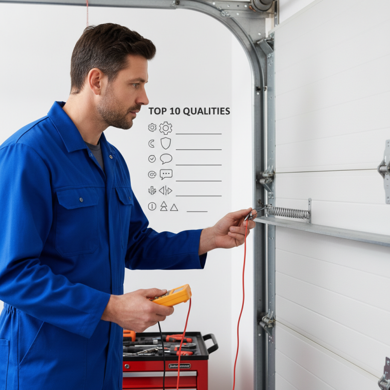 Top 10 Qualities to Look for in a Garage Door Technician?