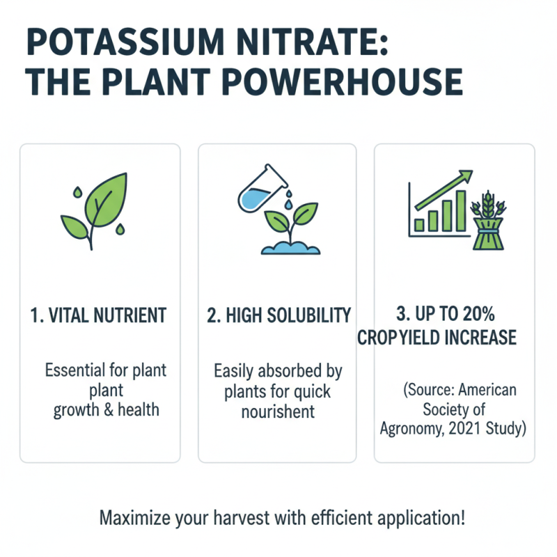 2026 Best Uses of Potassium Nitrate for Gardening and Agriculture?
