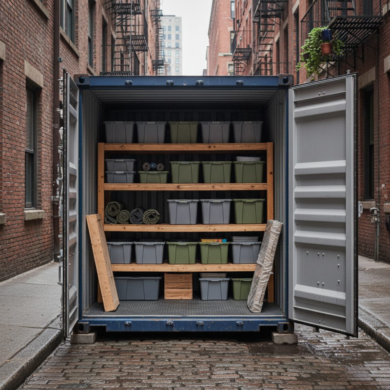 How to Use an 8ft Shipping Container for Storage and Transport?