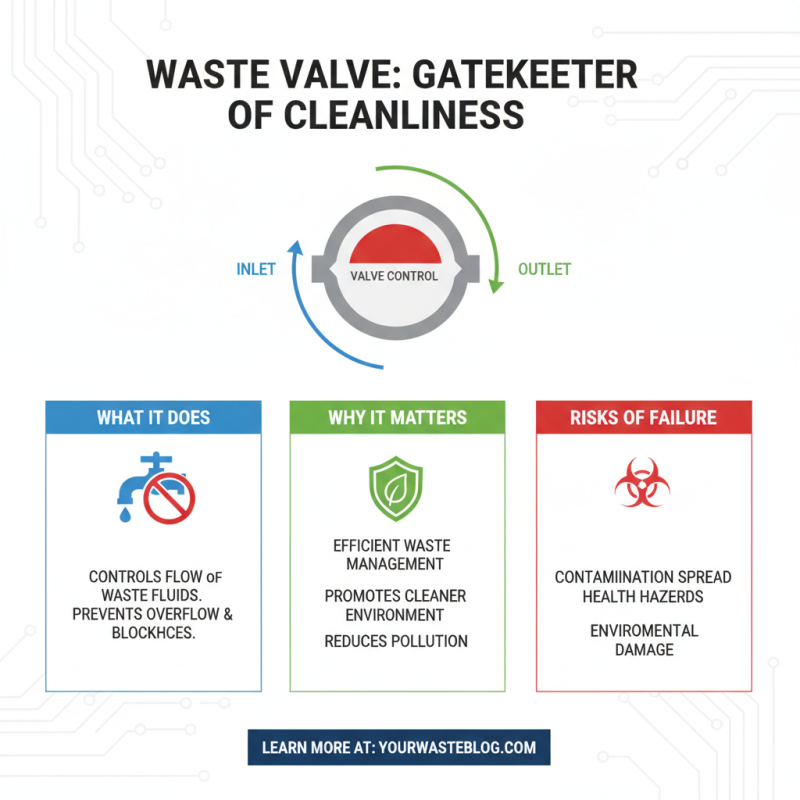 Why Is the Waste Valve Essential for Efficient Waste Management?