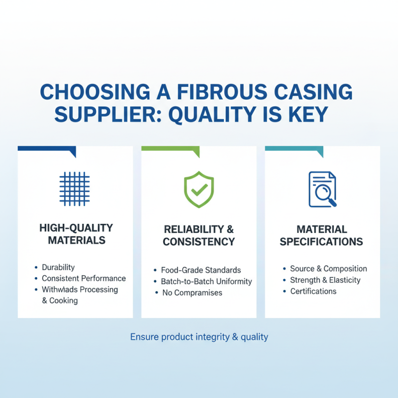 How to Choose the Best Fibrous Casing Suppliers for Your Needs?