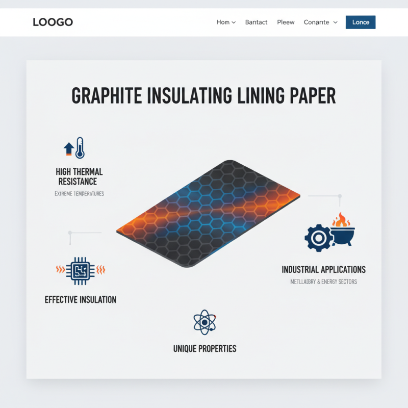 What is Graphite Insulating Lining Paper and Its Uses?