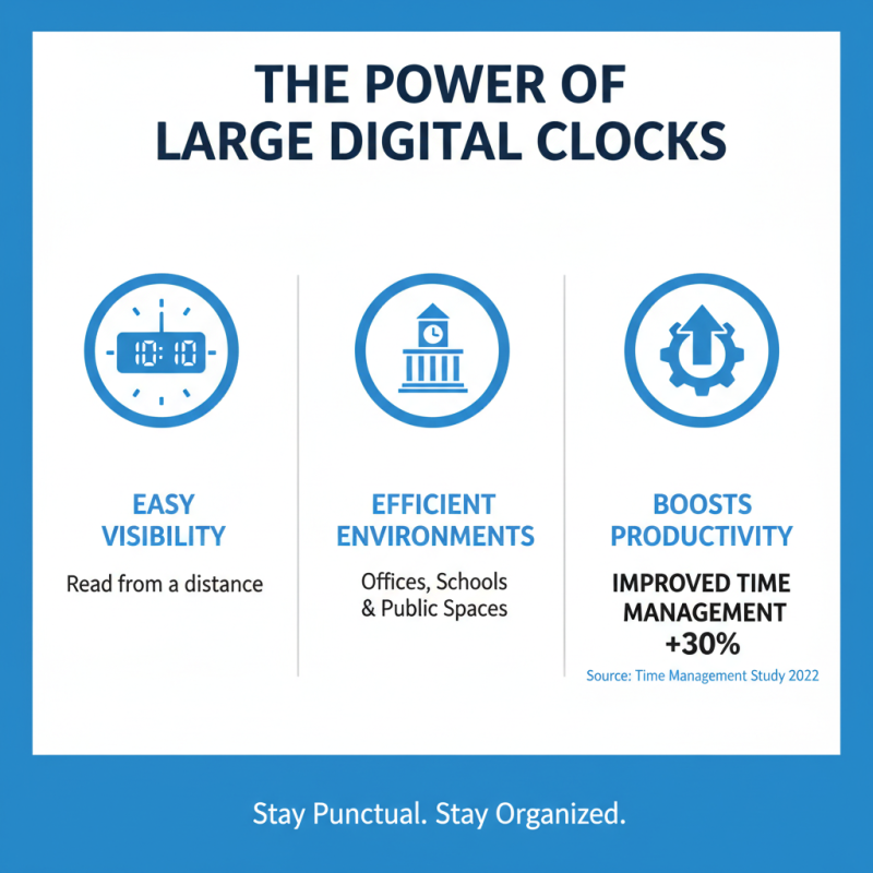 Top Large Display Digital Clock Features Benefits and Uses?