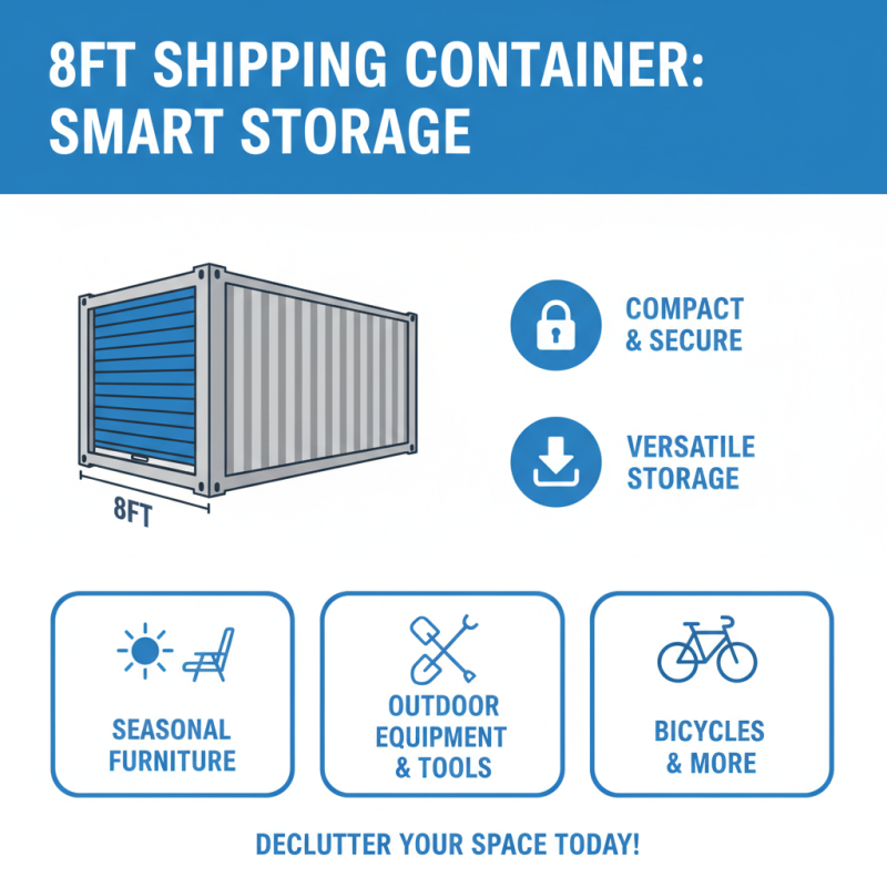 How to Use an 8ft Shipping Container for Storage and Transport?