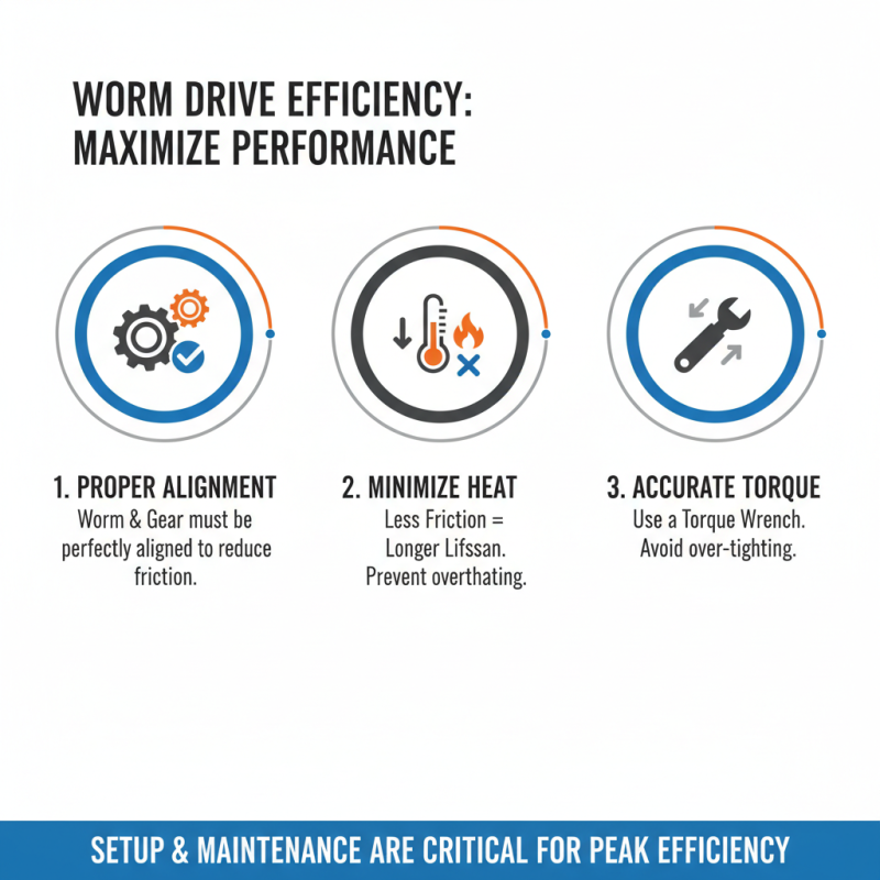 2026 How to Use a Worm Drive for Maximum Efficiency in Your Projects?