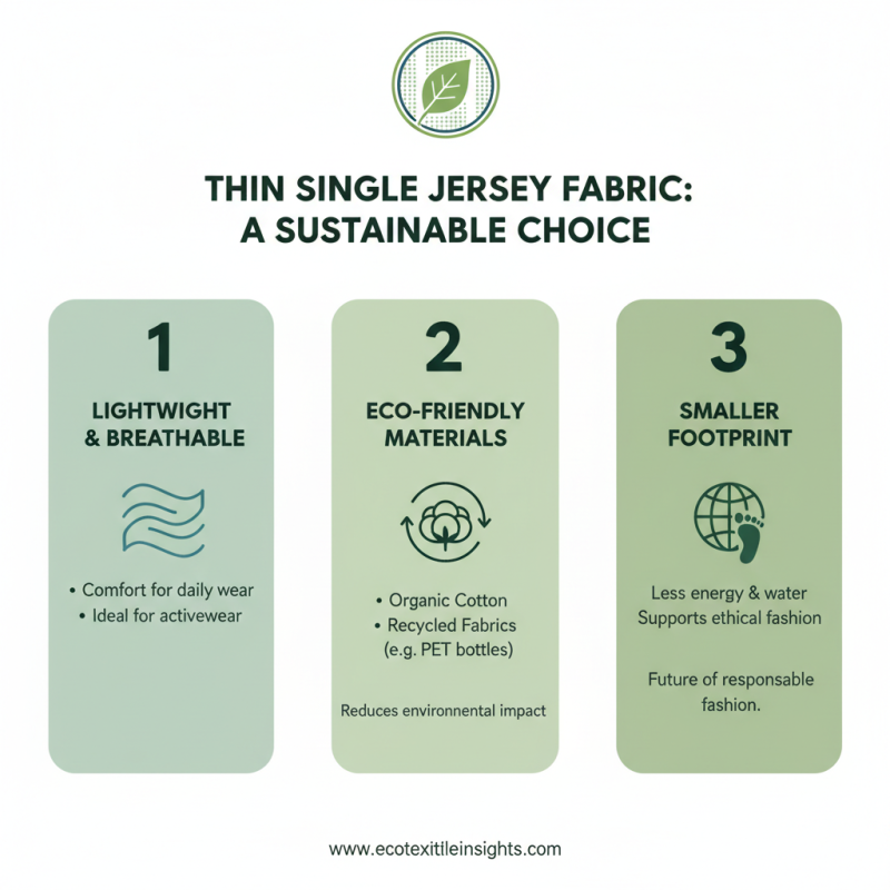 Why Choose Thin Single Jersey Fabric for Your Clothing Needs?