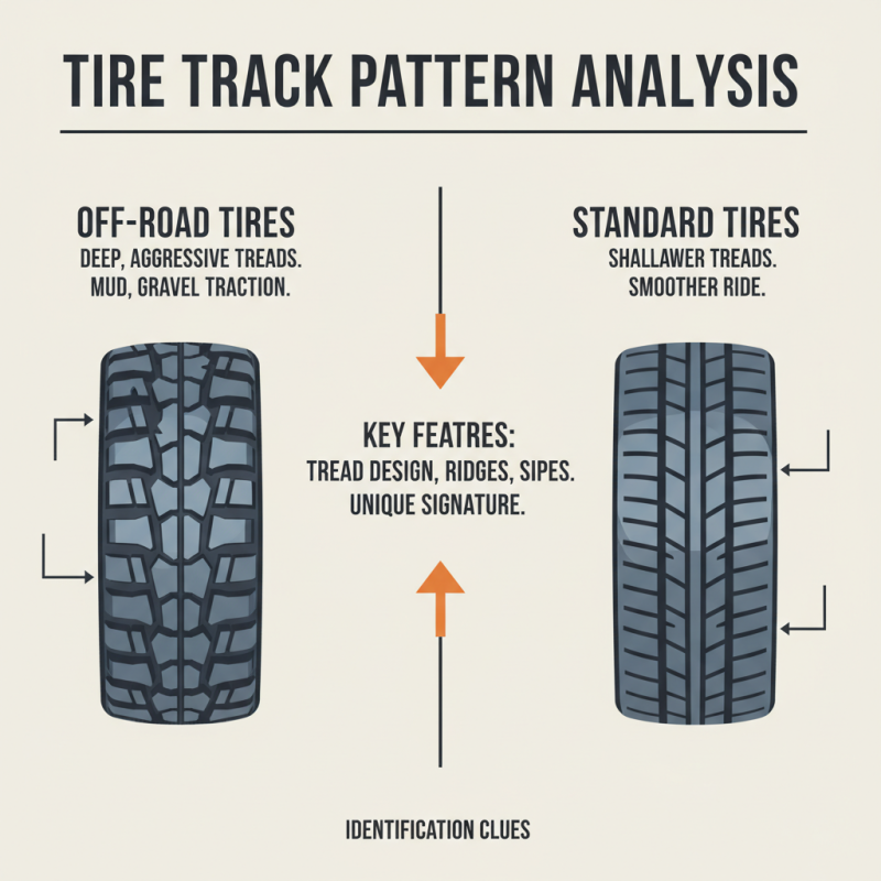 How to Identify Different Tire Track Patterns for Forensic Analysis?