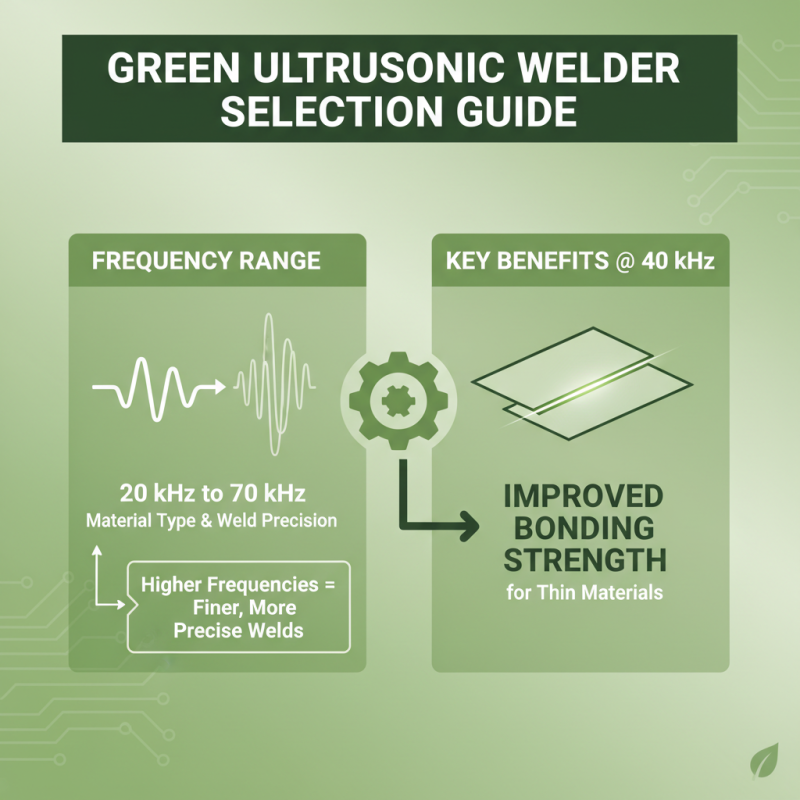 How to Choose the Best Green Ultrasonic Welder for Your Needs?