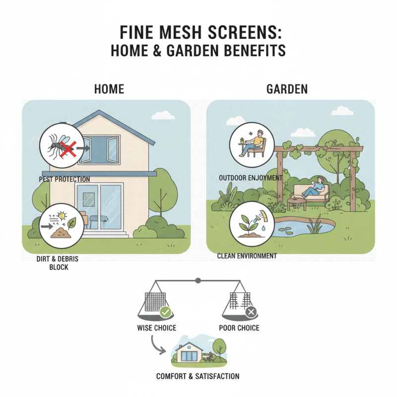 Why Choose a Fine Mesh Screen for Your Home or Garden?