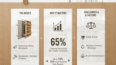 How to Choose the Right Timber for Concrete Formwork?