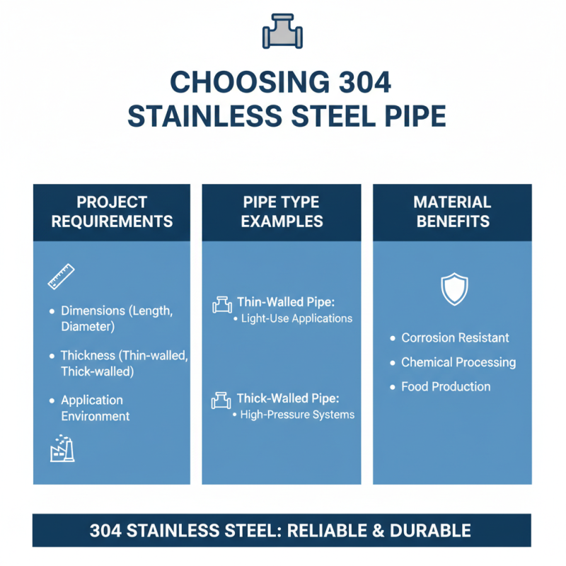 How to Choose the Right 304 Stainless Steel Pipe for Your Project?