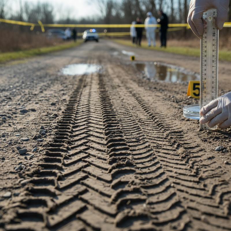 How to Identify Different Tire Track Patterns for Forensic Analysis?