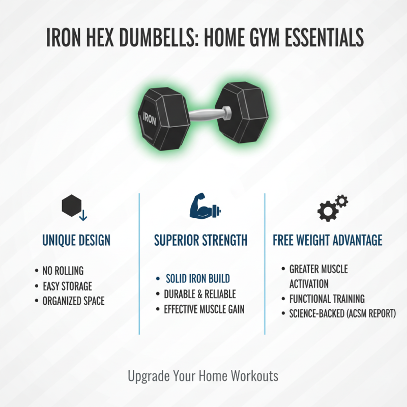 Top Reasons to Choose an Iron Hex Dumbbell Set for Your Home Gym?