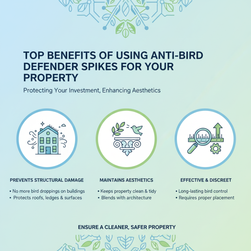 Top Benefits of Using Anti Bird Defender Spikes for Your Property?
