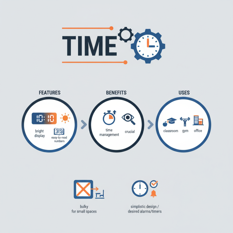 Top Large Display Digital Clock Features Benefits and Uses?