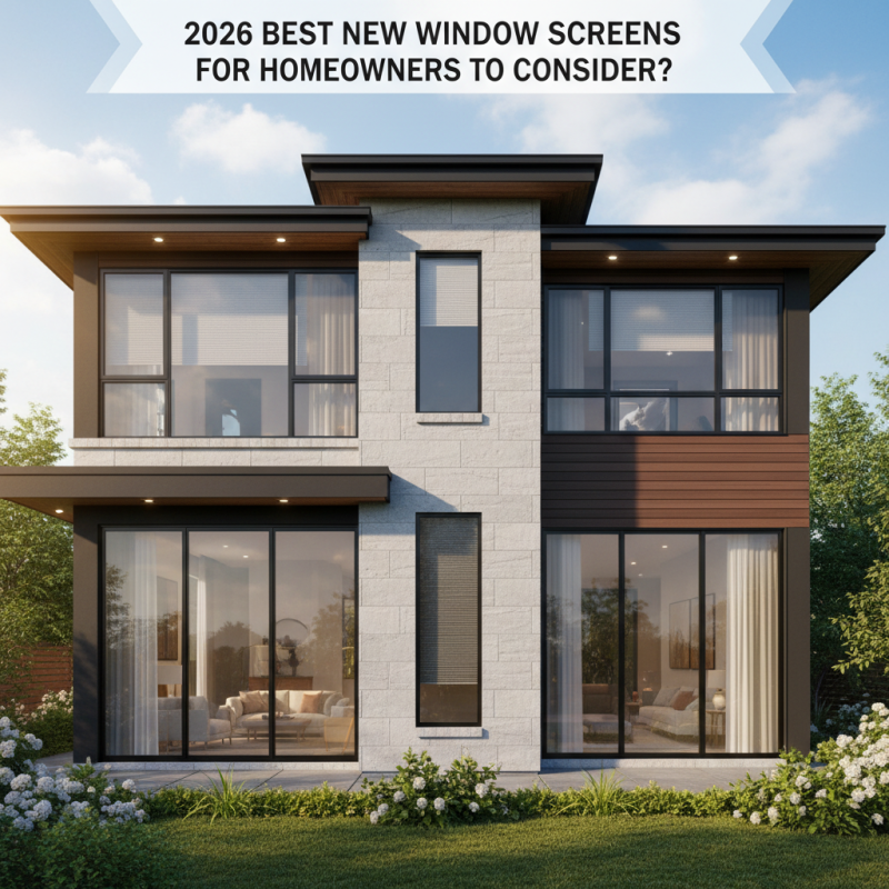 2026 Best New Window Screens for Homeowners to Consider?