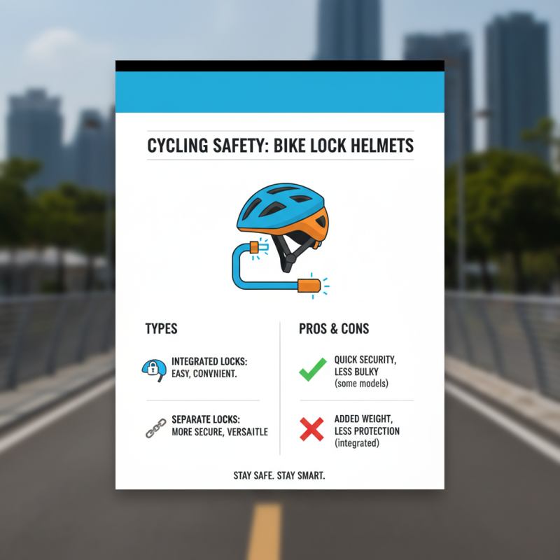 Top Bike Lock Helmet Options for Secure and Convenient Cycling Safety?