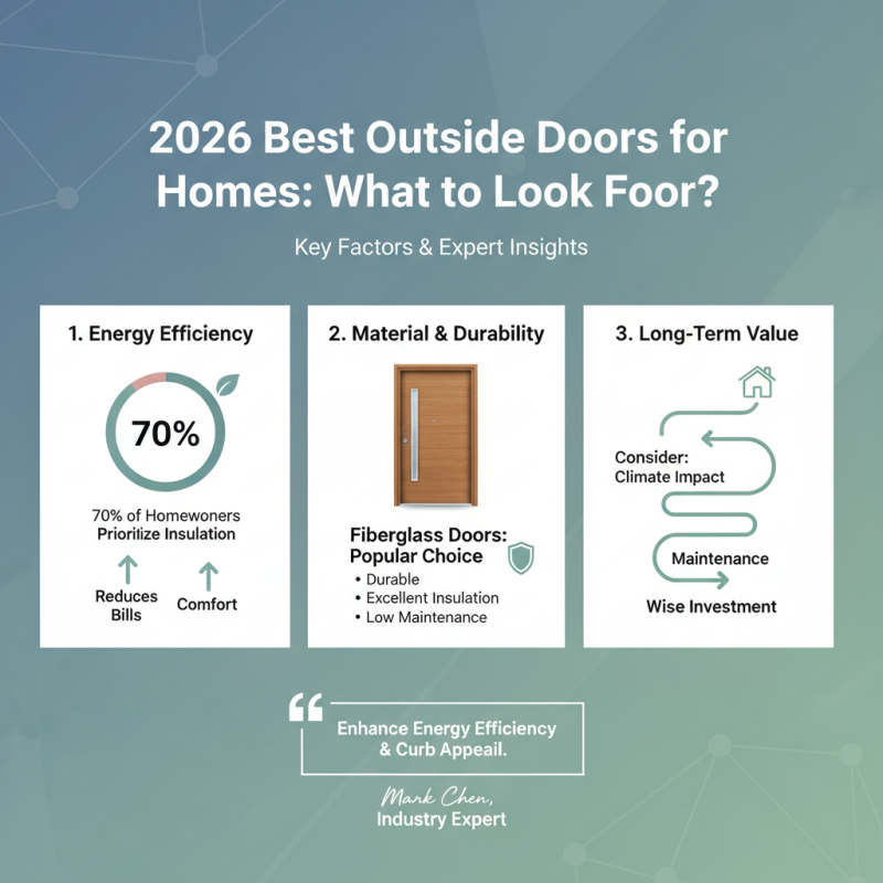 2026 Best Outside Doors for Homes What to Look For?