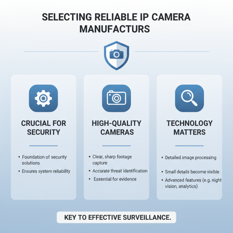 Why Choosing the Right IP Camera Manufacturers Matters for Security Solutions?