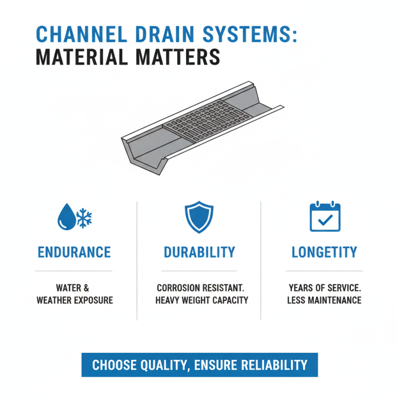 Top Benefits of Using a Channel Drain for Effective Water Management?