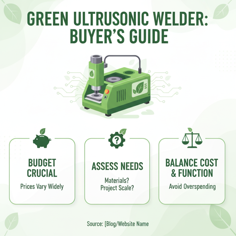 How to Choose the Best Green Ultrasonic Welder for Your Needs?