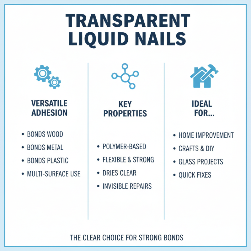 What Are Transparent Liquid Nails and How Do They Work?