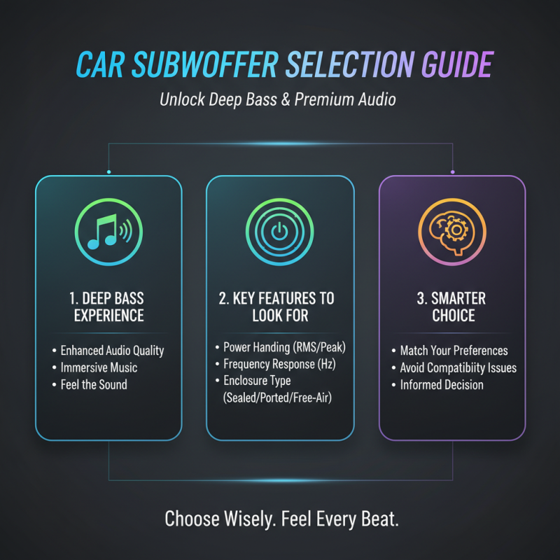 Top 10 Subwoofers for Car Audiophiles Seeking Deep Bass Experience?