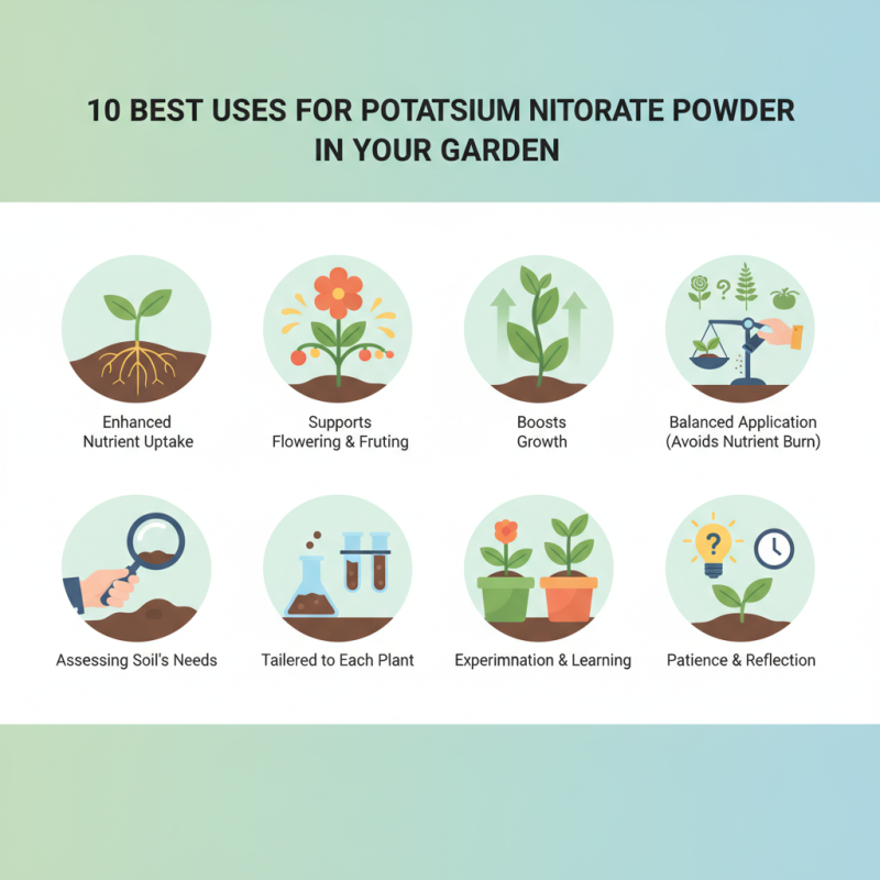 10 Best Uses for Potassium Nitrate Powder in Your Garden?