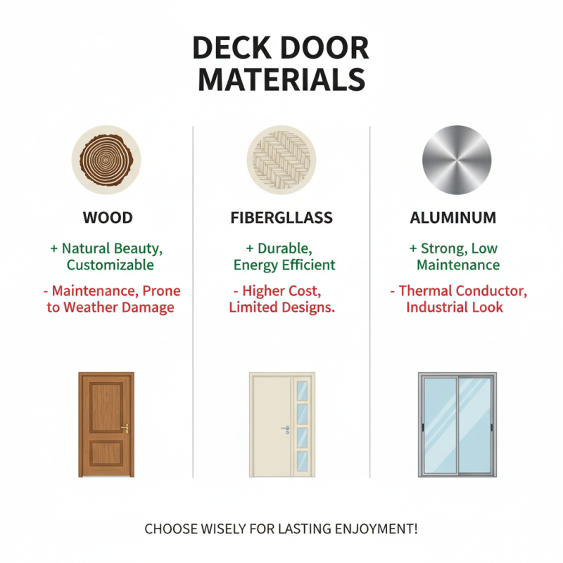 What is the Best Material for Deck Doors?