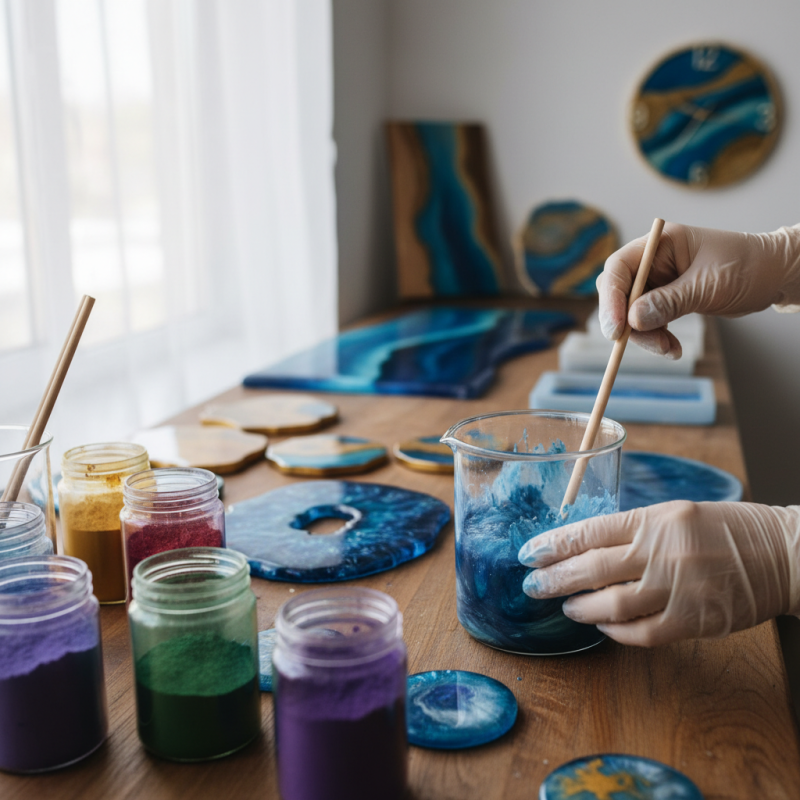 How to Use Pigment Powder for Epoxy Projects?