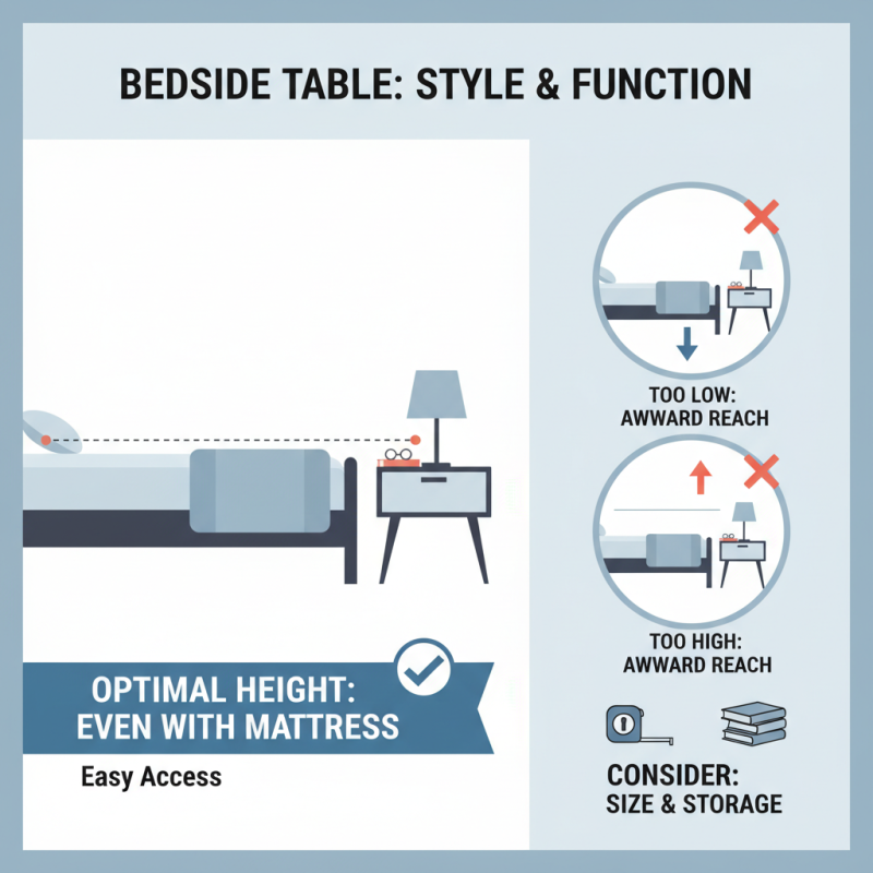 Top Tips for Choosing the Perfect Bedside Table for Your Bedroom?