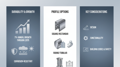 Best Aluminum Handrail Section Profile Options for Your Next Project