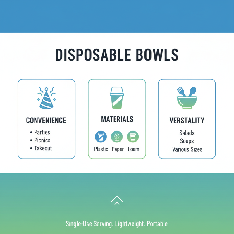 What are Disposable Bowls and Their Uses?