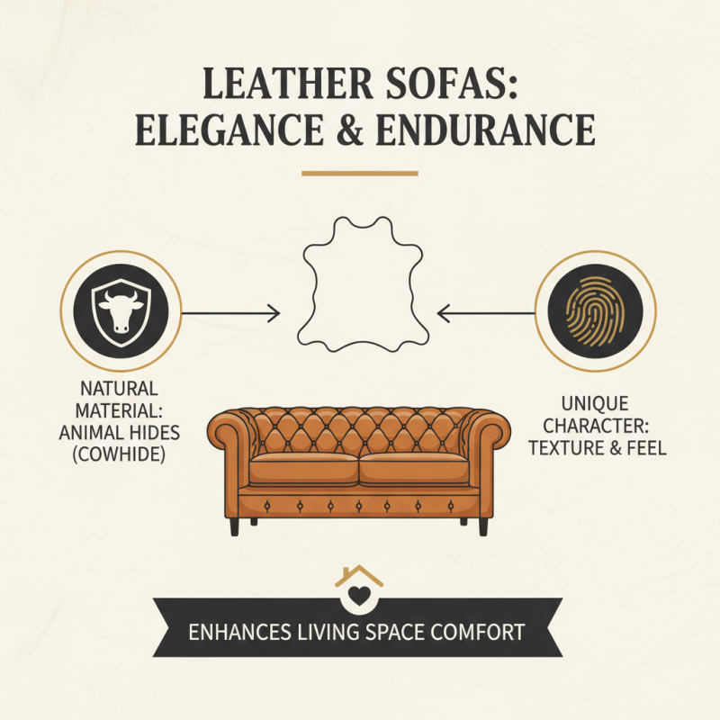 What is a leather sofa and why is it a popular choice for homes?