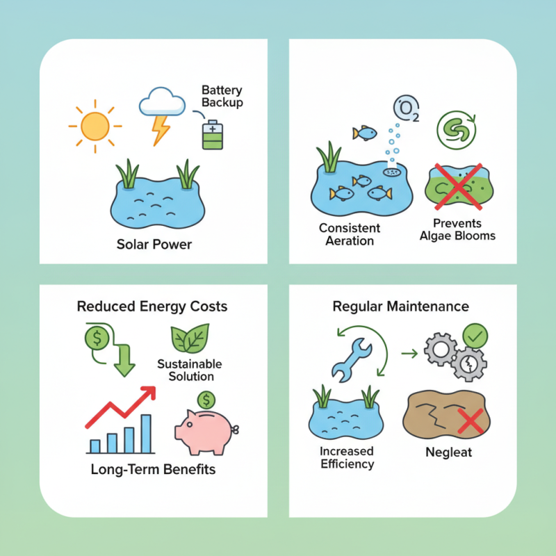 Why Choose a Solar Aerator With Battery Backup for Your Pond?