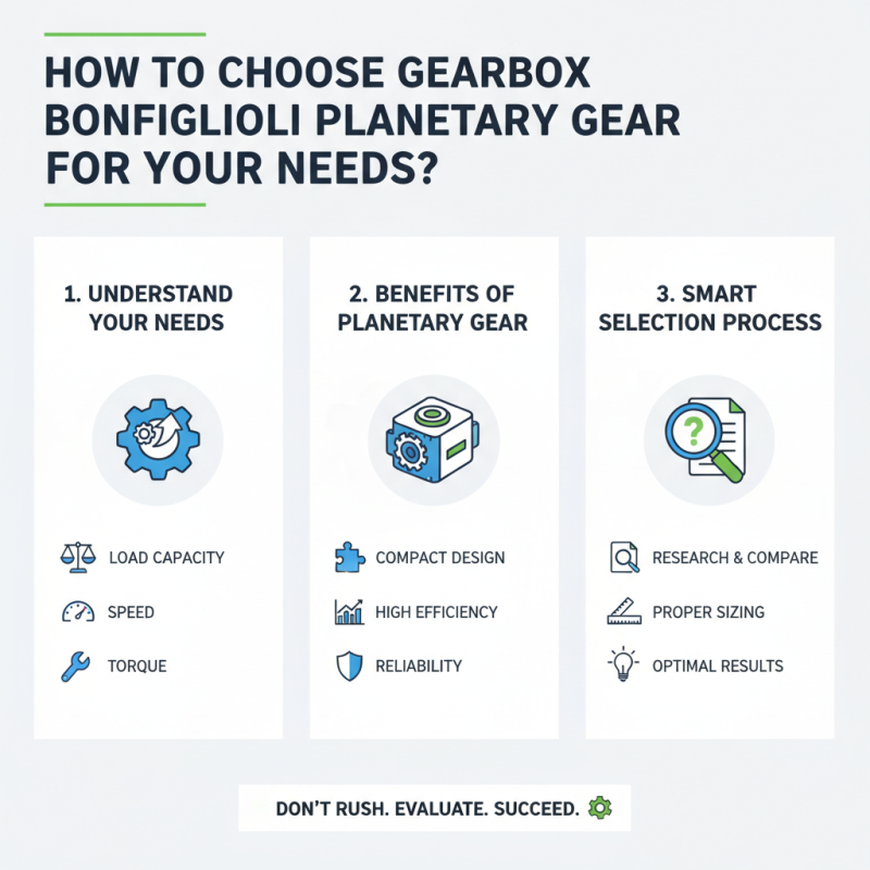 How to Choose Gearbox Bonfiglioli Planetary Gear for Your Needs?