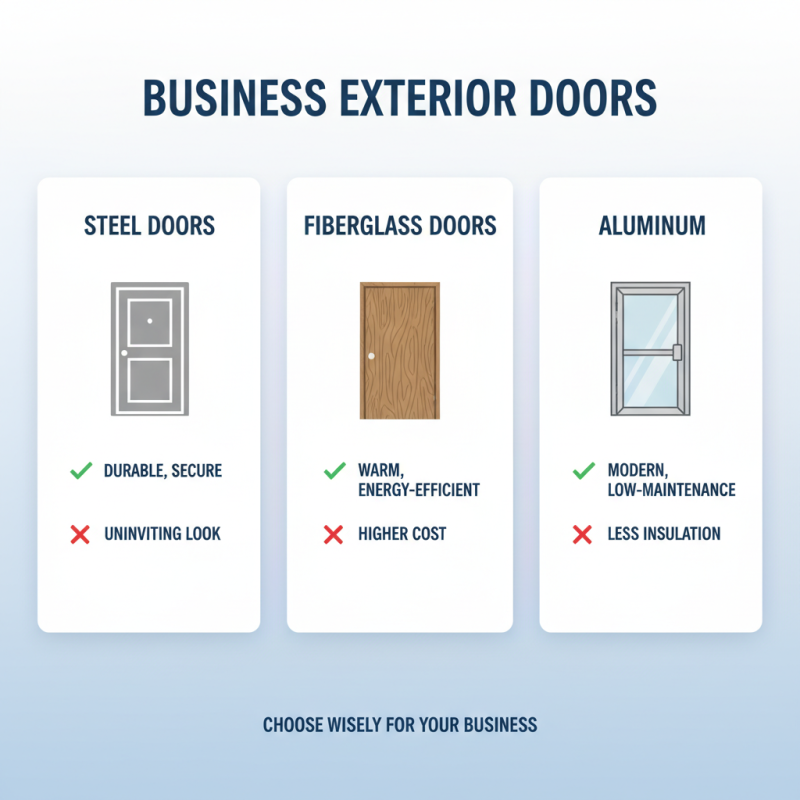 How to Choose the Right Shop Exterior Doors for Your Business Needs?