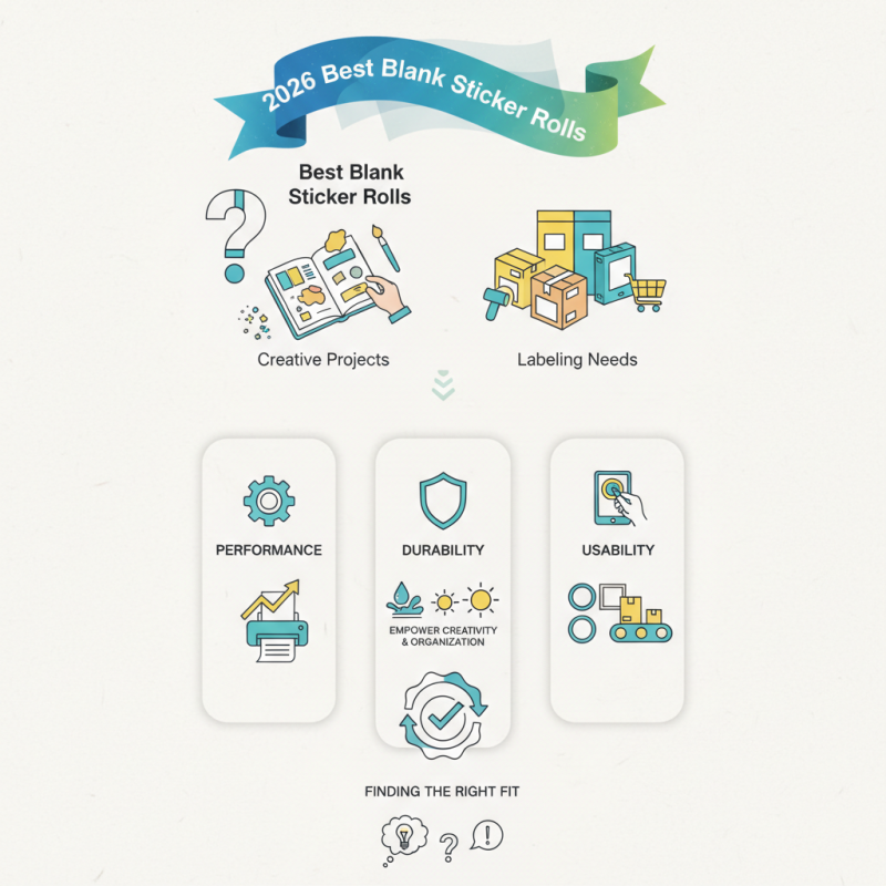 2026 Best Blank Sticker Rolls for Creative Projects and Labeling Needs?