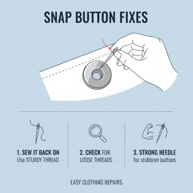 How to Use Snap Buttons for Easy Clothing Repairs?