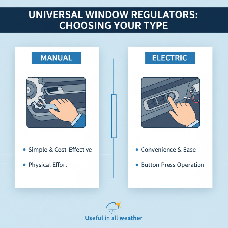 10 Essential Tips for Choosing the Right Universal Window Regulator