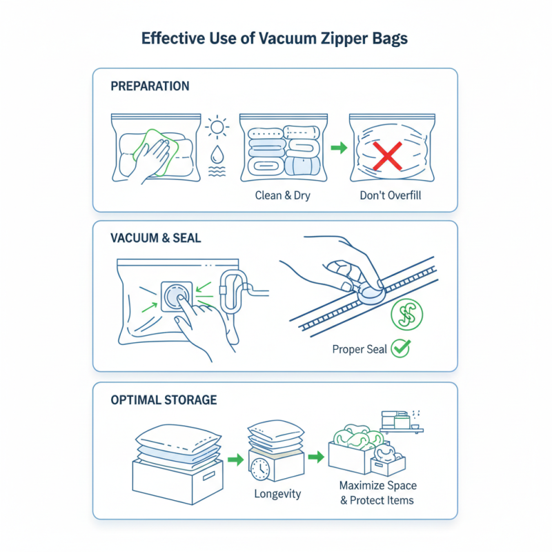 How to Use Vacuum Zipper Bags with Plastic Valve Effectively?
