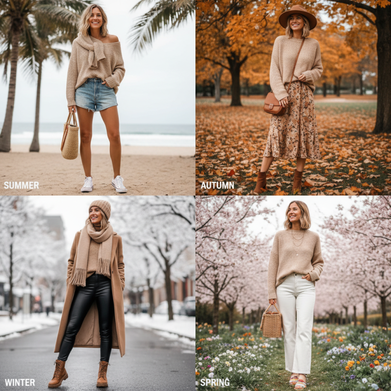 How to Style a Loose Sweater for All Seasons?