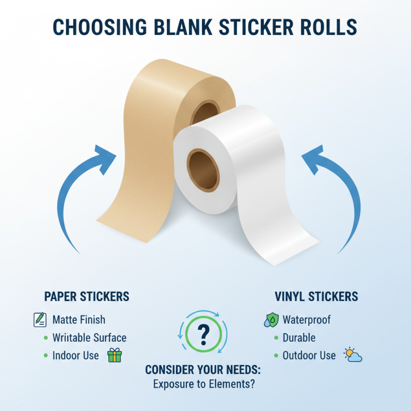 2026 Best Blank Sticker Rolls for Creative Projects and Labeling Needs?